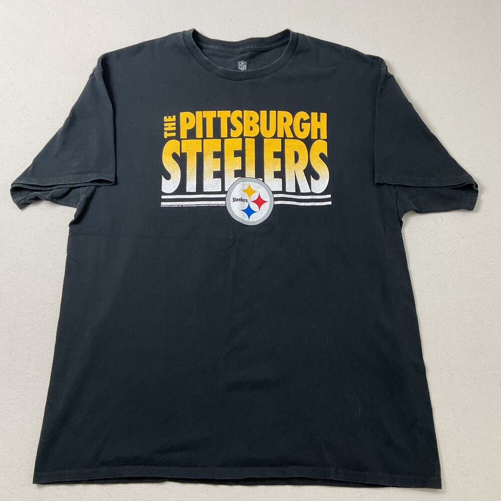 NFL Pittsburgh Steelers NFL Team Apparel Black Adult XL T Shirt